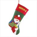 GOLF SNOWMAN STOCKING 37392