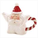 CANDY CANE SANTA TEAPOT 14286