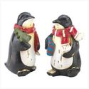 HOLIDAY PENGUIN FIGURINES 12137