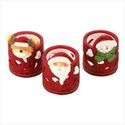 SANTA PALS CANDLEHOLDER TRIO 13381