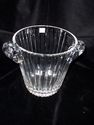 Crystal Ice Bucket w/ rare Swirl Handles 