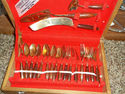 Johnnys Gems Brass Flatware set