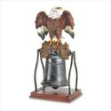 EAGLE ON BELL FIGURINE 38446