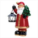 HOMESPUN SANTA HOLDING MINI LANTERN 14424