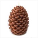 PINE CONE CANDLE 12038