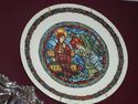 Limoges France Numbered Stained Glass style Plate