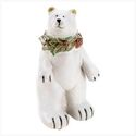 HOLIDAY POLAR BEAR FIGURINE 14504