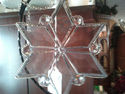 Handmade Glass Soldiered Snowflake Window Ornament