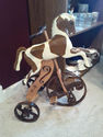 Hand Carved Carosel Horse Trike