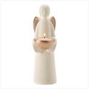 FOLK-ART ANGEL TEALIGHT HOLDER 12171