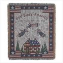 PATRIOTIC TAPESTRY THROW 39553