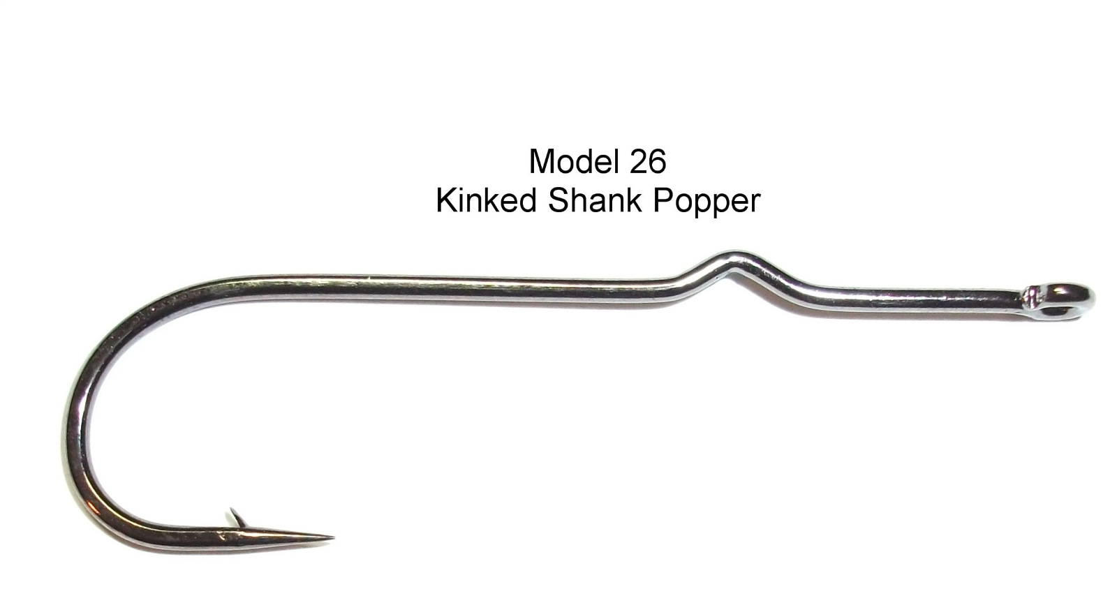 Wholesale Fly Company Kinked Shank Popper Hooks 100pk Model 26
