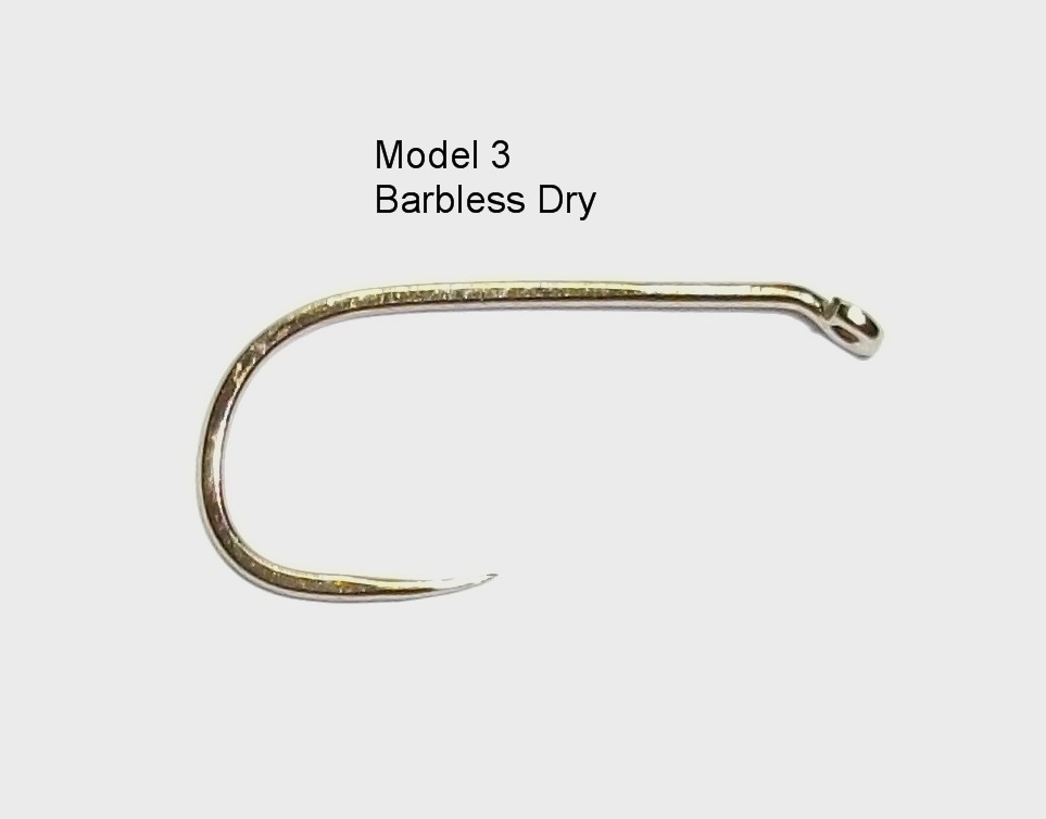 Wholesale Fly Company Dry Fly Hooks Barbless 100pk Model 03