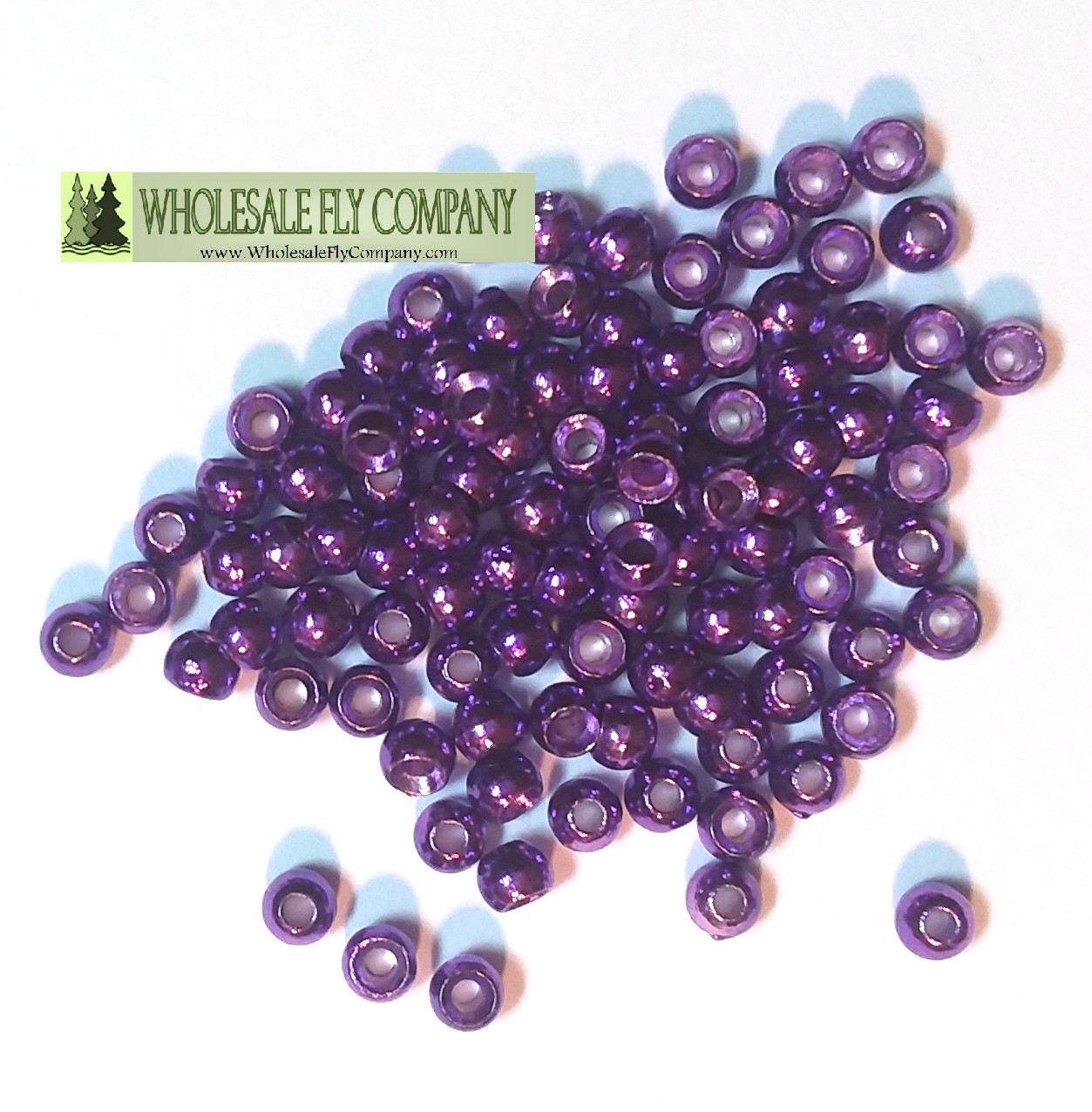 Wholesale Fly Company 25 Tungsten Beads Purple