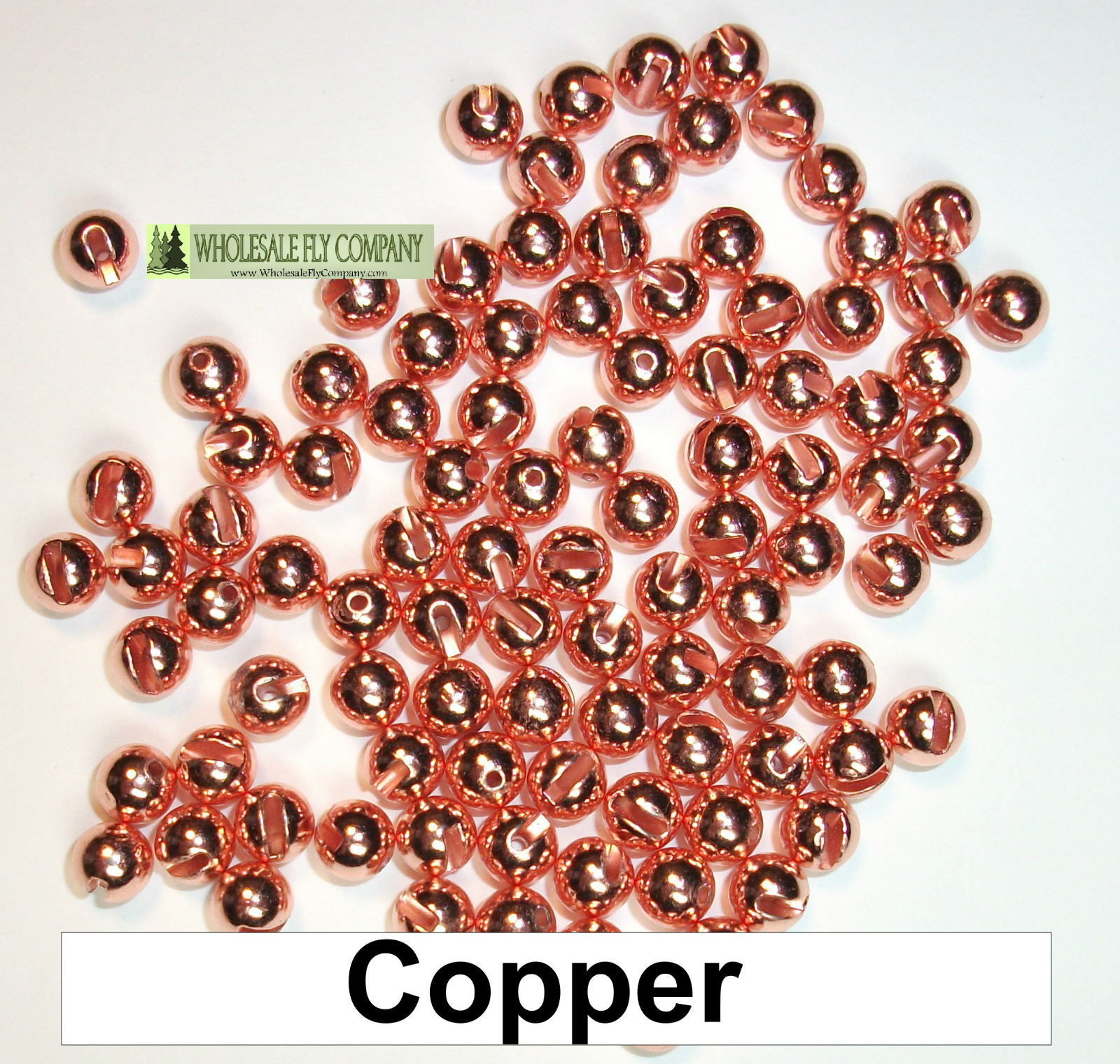 Pick Size /& Color 100 Slotted Tungsten Fly Tying Beads
