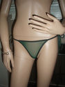 2PC TRIANGLE MICRO SEE THROUGH MESH GREEN BIKINI