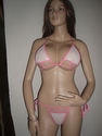 2PC EXOTIC DANCER/STRIPPER EXTREME SEE-THRU WHITE 