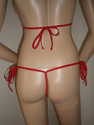 2PC EXOTIC DANCER/STRIPPER TRIANGLE MICRO SEE-THRU