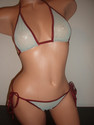 2PC MICRO BIKINI  SEE THROUGH  MESH SWIMWEAR SET