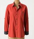 NWT Anthropologie Traced & Tabbed Buttondown Size 