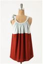 NWT Anthorpologie  Brown Diverse Density Tank Top 