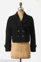NWT Anthropologie Cartonnier Luisa Cropped Peacoat
