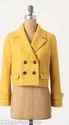 NWT Anthropologie Cartonnier Luisa Cropped Peacoat