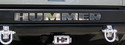 Hummer H2 Chrome Rear Bumper Letter inserts, low m