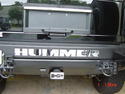 Hummer H2 Chrome Rear Bumper Letter inserts, low m