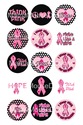 Breast Cancer Awareness Bottle Cap Image Sheet