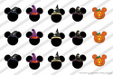 Disney Mickey Minnie Mouse Halloween Bottle Cap 1"