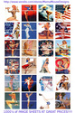 4th of July Patriotic Pin Up Girls Scrabble Tile I