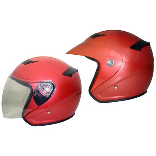 KnuckleHeads Motorcycle Supplies : EXL Open Face Motorcycle Helmets - DOT Helmet 515 Copper Rose