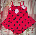 Girls Gymboree Flitter Flutter Polka Dot Ladybug B