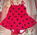 Girls Gymboree Flitter Flutter Polka Dot Ladybug B