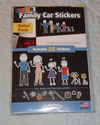 Color Family Car Stickers - Opened - Dad, Boy, Dog