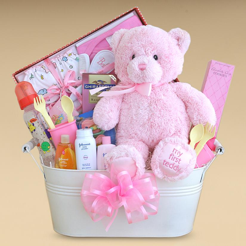 Gift Baskets Created : Baby Girl Gift Basket