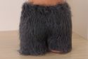 New Hand Knitted Mohair Pants Fuzzy GRAY Soft Hand