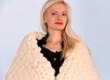 4.5 KG Hand Knitted MERINO Scarf IVORY MEGA THICK 
