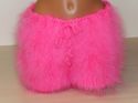 New Hand Knitted Mohair Pants Fuzzy PINK Soft Hand