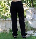 New hand knitted mohair sweater pants THICK BLACK 