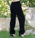 New hand knitted mohair sweater pants THICK BLACK 