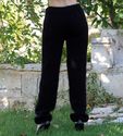 New hand knitted mohair sweater pants THICK BLACK 