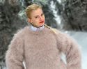 New Hand Knitted Mohair Sweater LIGHT BEIGE Handma