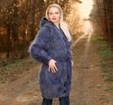 2 KG Hand Knitted Mohair Sweater Long EXTRA THICK 