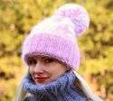 New Hand Knitted Mohair Icelandic Hat Fuzzy Handkn