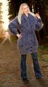 2 KG Hand Knitted Mohair Sweater Long EXTRA THICK 