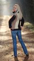 New Hand Knitted Mohair Sweater Fuzzy Multi Color 