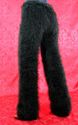 New hand knitted mohair sweater pants THICK BLACK 