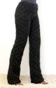 New hand knitted mohair pants THICK BLACK soft leg